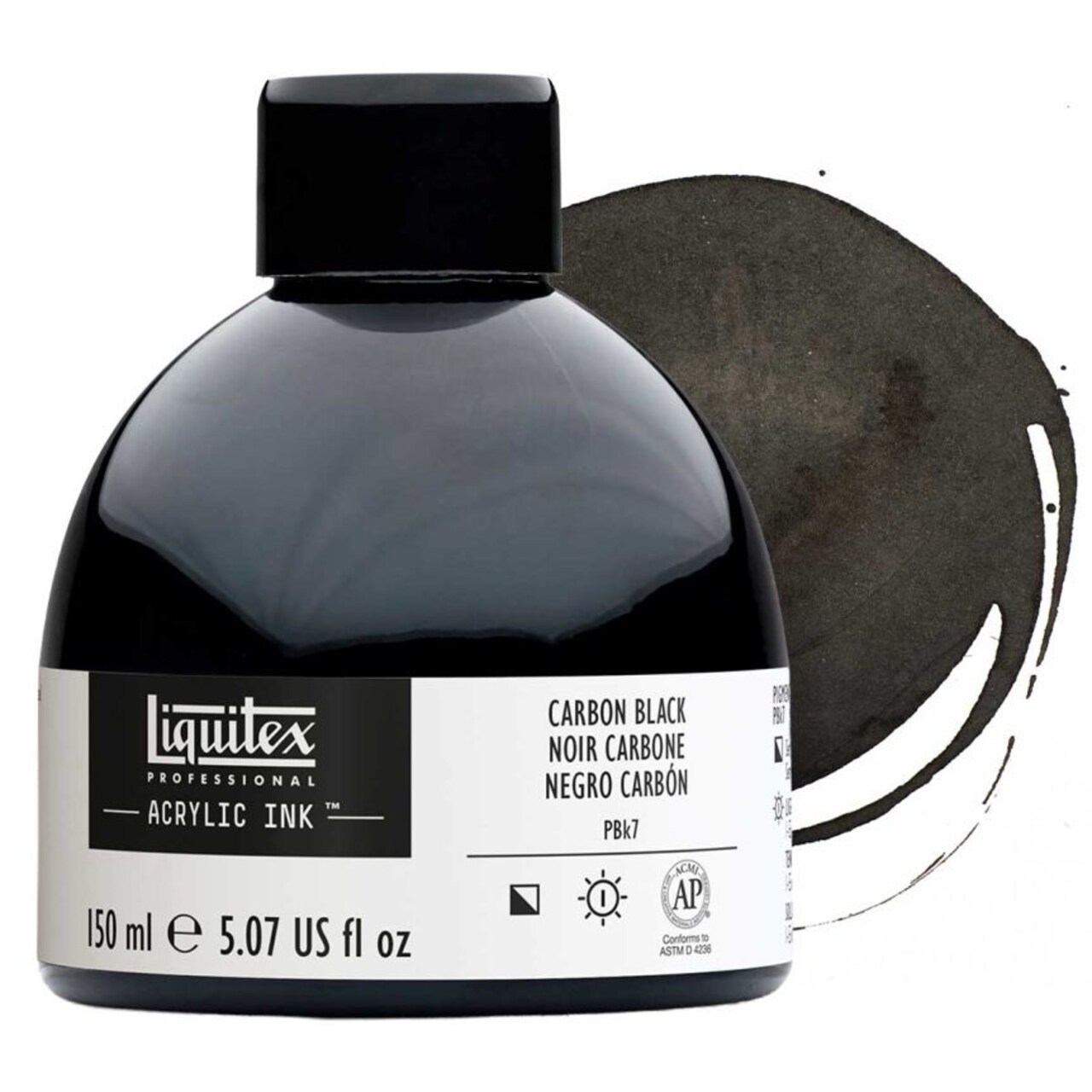 Liquitex Professional Acrylic Ink 150ml Bottle - Carbon Black
